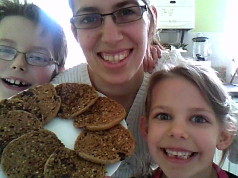 Three cookie monsters!