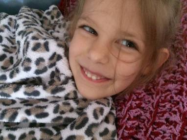 Blanket are so snuggly - and so are Princesses!